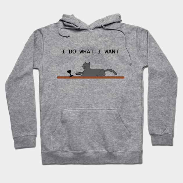 Cats do what they want Hoodie by Pektashop